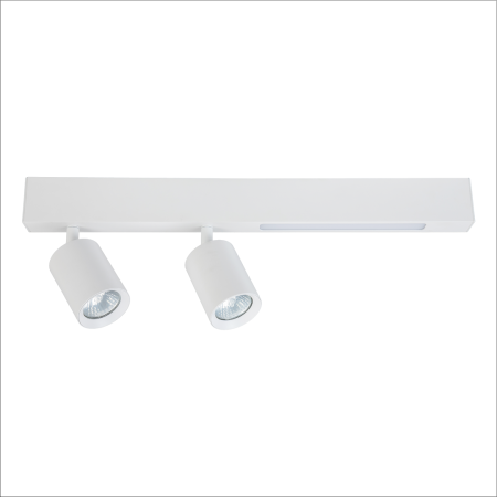 MiLagro Lampa Sufitowa Magnet 5W+2xGU10 3000/4000K Biały ML1133