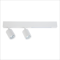 MiLagro Lampa Sufitowa Magnet 5W+2xGU10 3000/4000K Biały ML1133