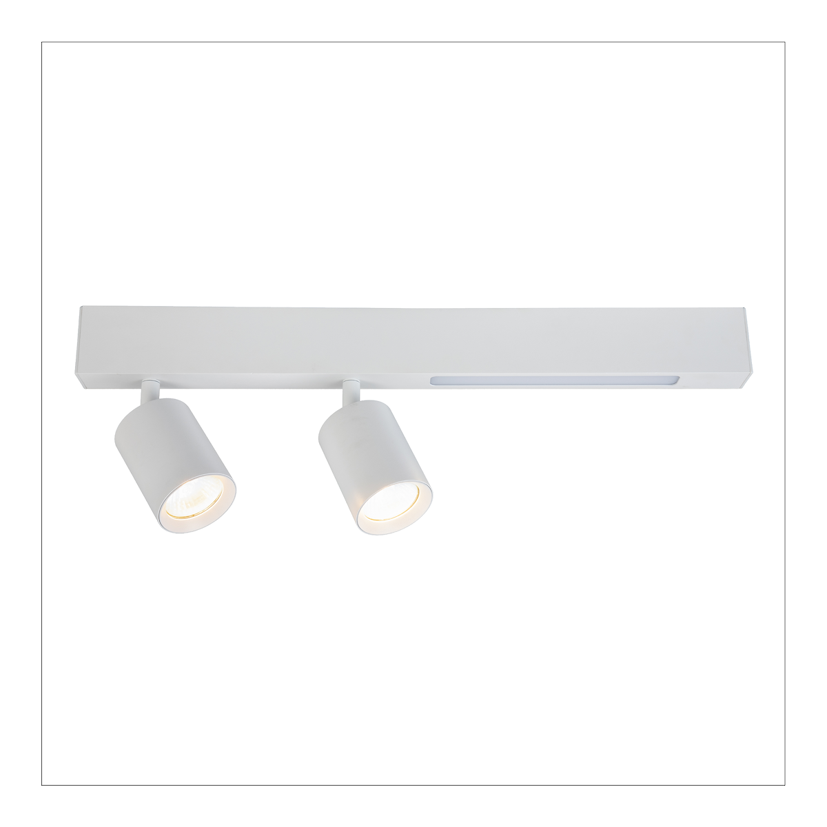MiLagro Lampa Sufitowa Magnet 5W+2xGU10 3000/4000K Biały ML1133