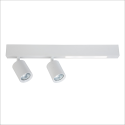 MiLagro Lampa Sufitowa Magnet 5W+2xGU10 3000/4000K Biały ML1133
