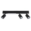 MiLagro Lampa Sufitowa Magnet 5W+3xGU10 3000/4000K Czarny ML1134