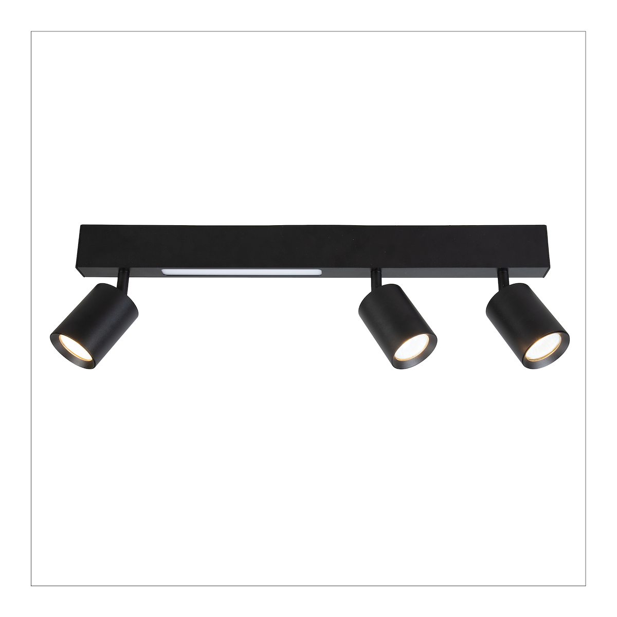 MiLagro Lampa Sufitowa Magnet 5W+3xGU10 3000/4000K Czarny ML1134