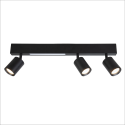 MiLagro Lampa Sufitowa Magnet 5W+3xGU10 3000/4000K Czarny ML1134