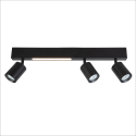MiLagro Lampa Sufitowa Magnet 5W+3xGU10 3000/4000K Czarny ML1134
