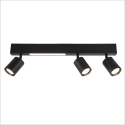 MiLagro Lampa Sufitowa Magnet 5W+3xGU10 3000/4000K Czarny ML1134