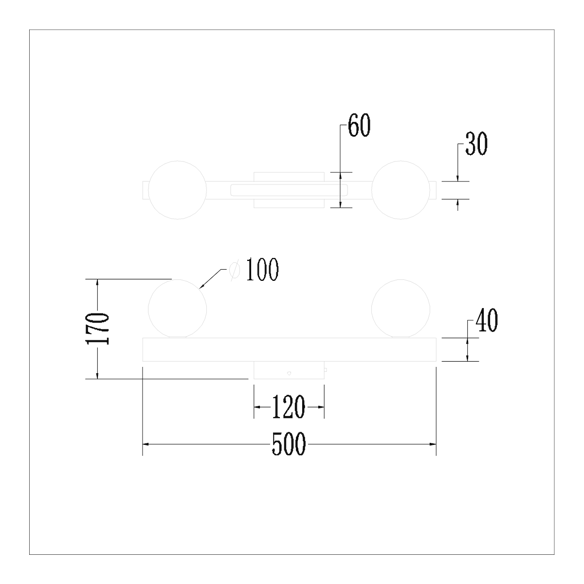 MiLagro Lampa Sufitowa Magnet 13W+2xG9 3000/4000K Biały ML1137