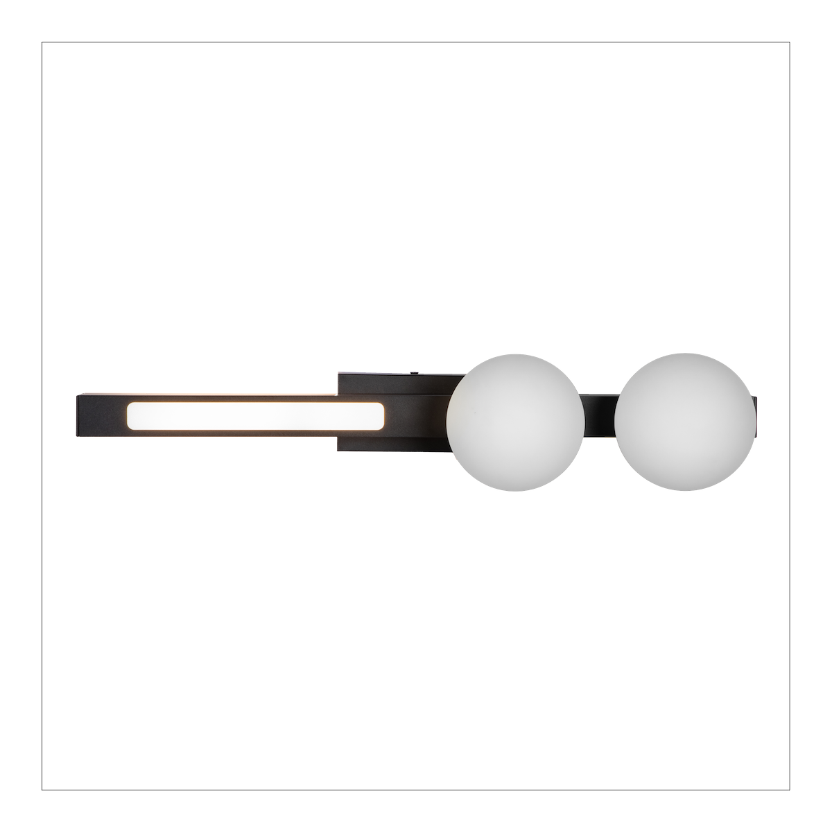 MiLagro Kinkiet Magnet 13W+2xG9 3000/4000K Czarny ML1138