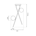 MiLagro Lampa sufitowa INTER 2xE14 MLP0973