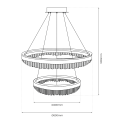 MiLagro Lampa wisząca PRECIOSA 85W LED ML1000