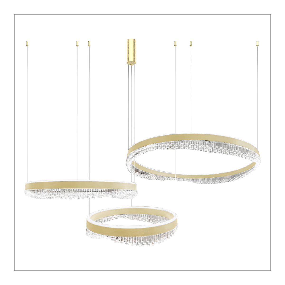 MiLagro Lampa wisząca PRECIOSA 158W LED ML1001