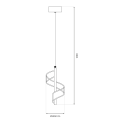 MiLagro Lampa wisząca LARGO 10W LED ML1041