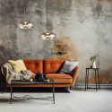 MiLagro Lampa wisząca VETRO AMBER 6W ML1045