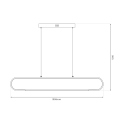 MiLagro Lampa wisząca FRAME 42W ML1046