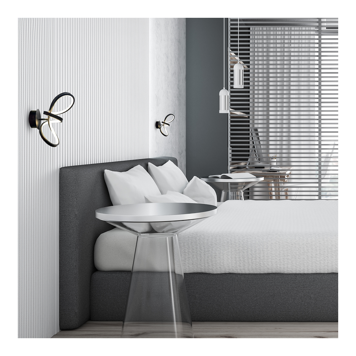 MiLagro Kinkiet TESORO BLACK 15W LED ML1052