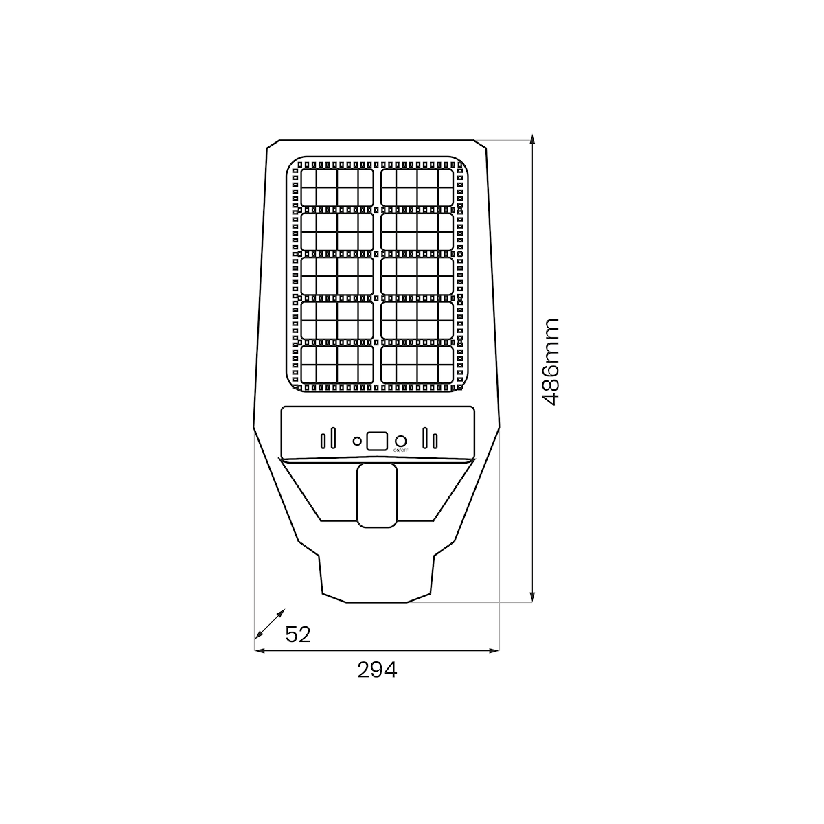 Latarnia solarna KERS II 300W EKO1191