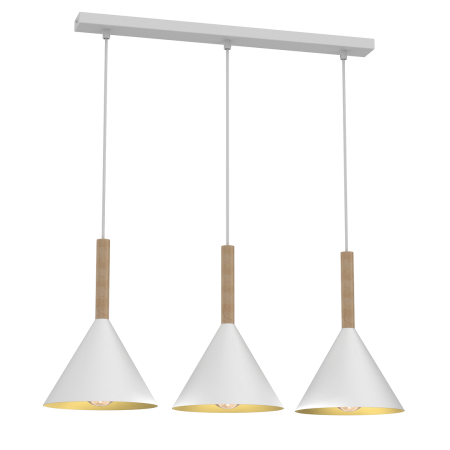 MiLagro Lampa wisząca Peru Biały 3xE27 MLP0980