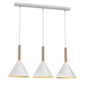 MiLagro Lampa wisząca Peru Biały 3xE27 MLP0980