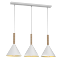 MiLagro Lampa wisząca Peru Biały 3xE27 MLP0980