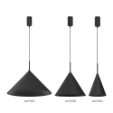 MiLagro Lampa wisząca CAPITAL BLACK O46cm 1xGX53 MLP0952