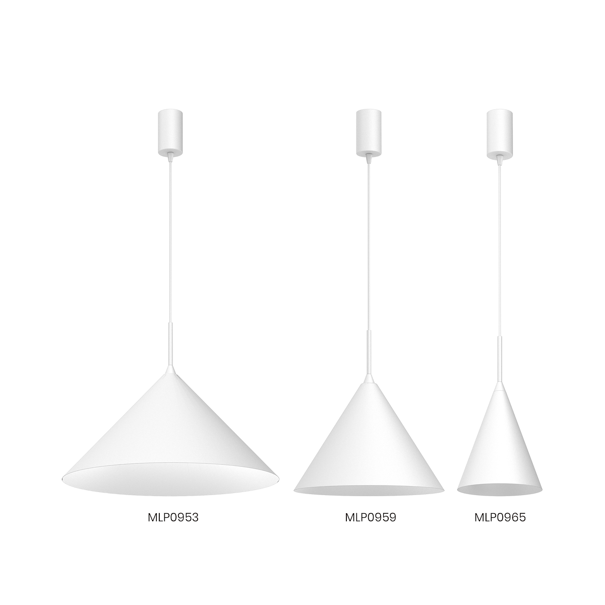 MiLagro Lampa wisząca Capital Biały O46cm 1xGX53 MLP0953