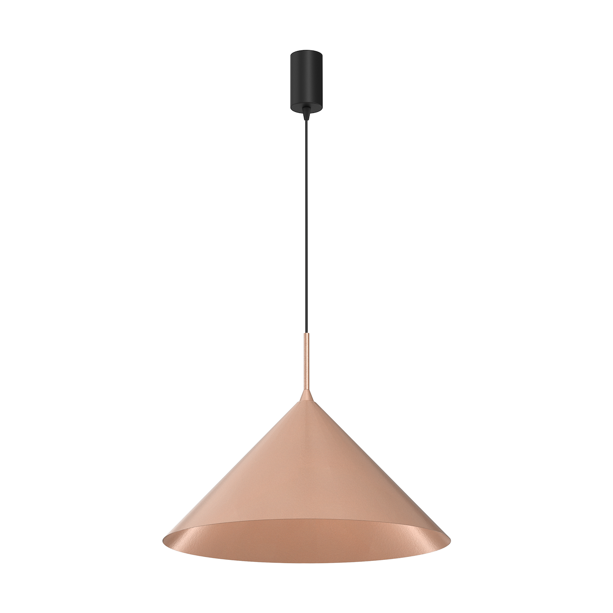 MiLagro Lampa wisząca CAPITAL ROSE GOLD O46cm 1xGX53 MLP0954