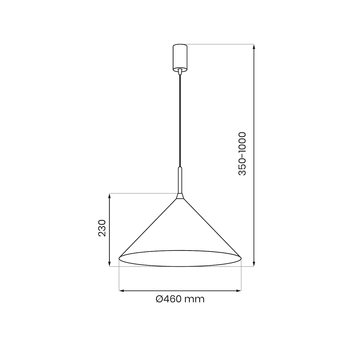 MiLagro Lampa wisząca CAPITAL GREEN O46cm 1xGX53 MLP0955