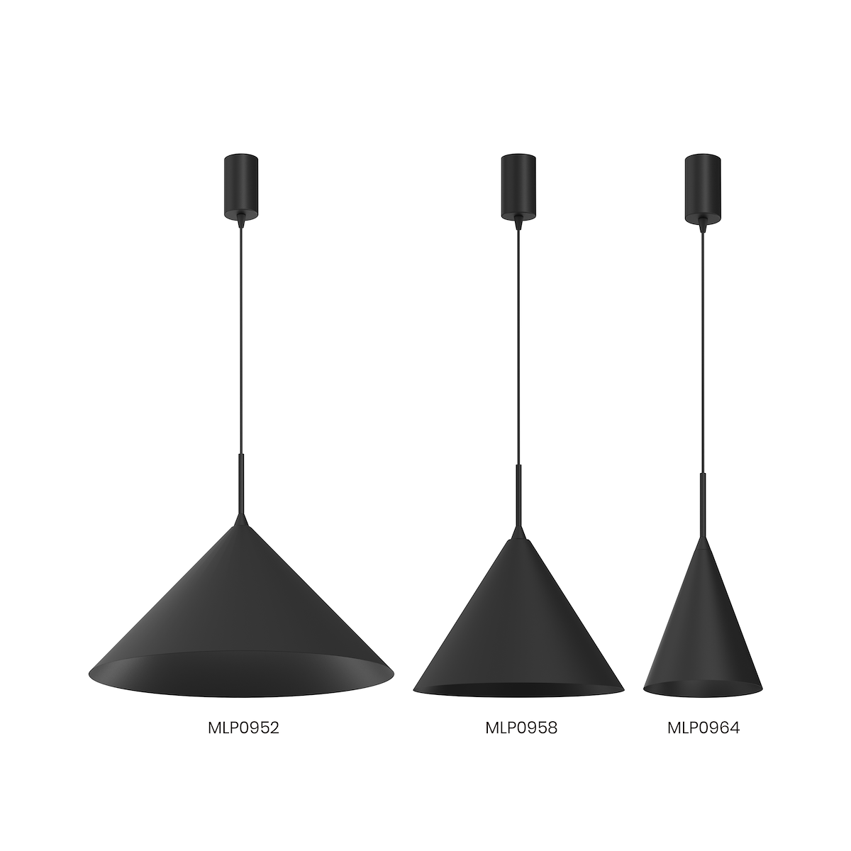 MiLagro Lampa wisząca CAPITAL BLACK O32cm 1xGX53 MLP0958