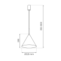 MiLagro Lampa wisząca CAPITAL BLACK O32cm 1xGX53 MLP0958