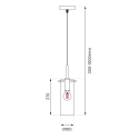MiLagro Lampa wisząca PADOVA 1xE27 ML1072