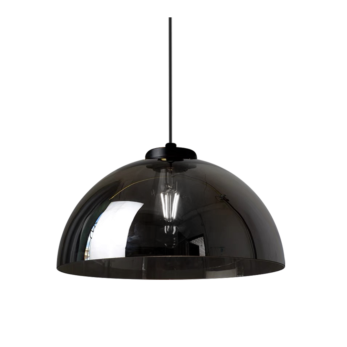 MiLagro Lampa wisząca GAMMA BLACK 1xE27 MLP1063