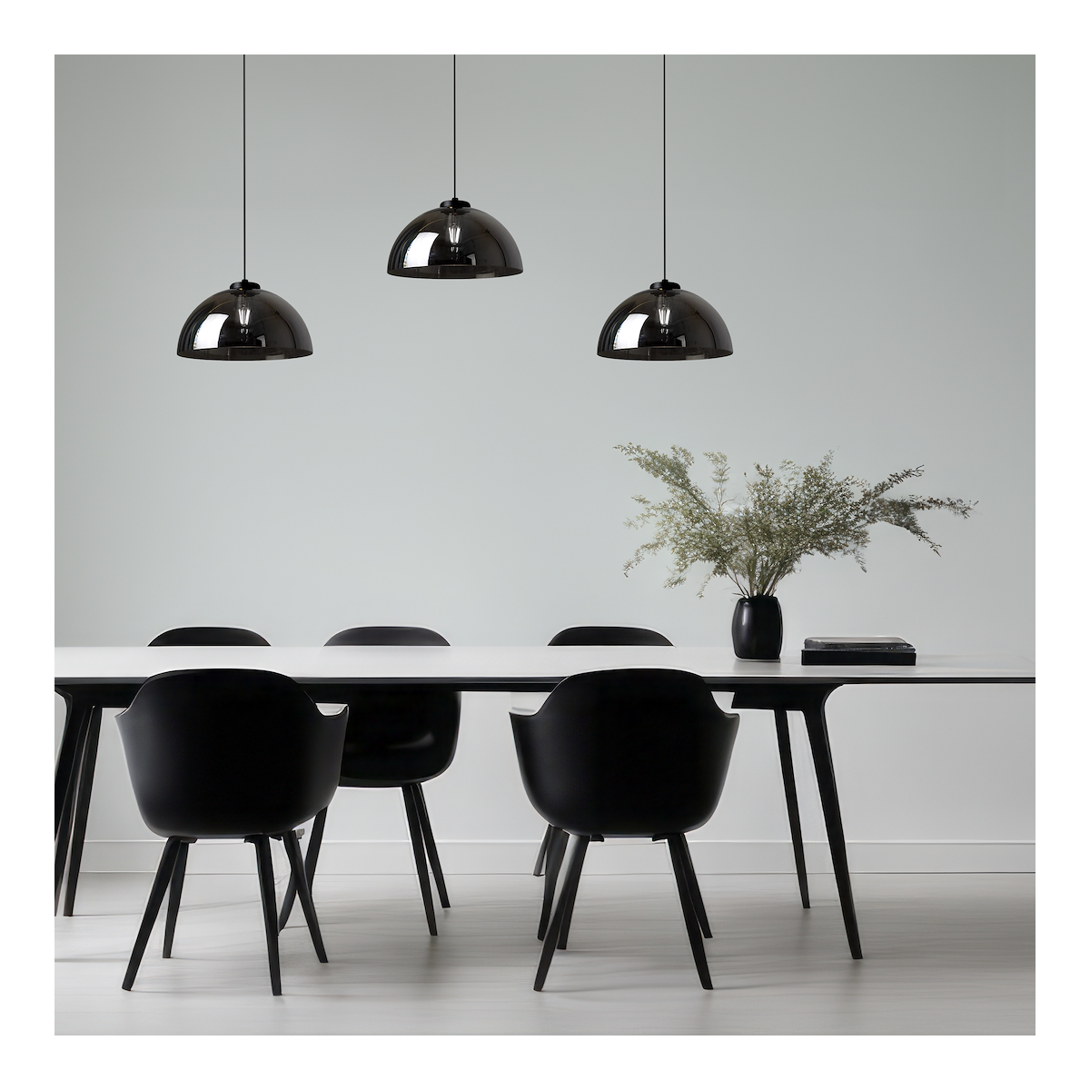 MiLagro Lampa wisząca GAMMA BLACK 1xE27 MLP1063