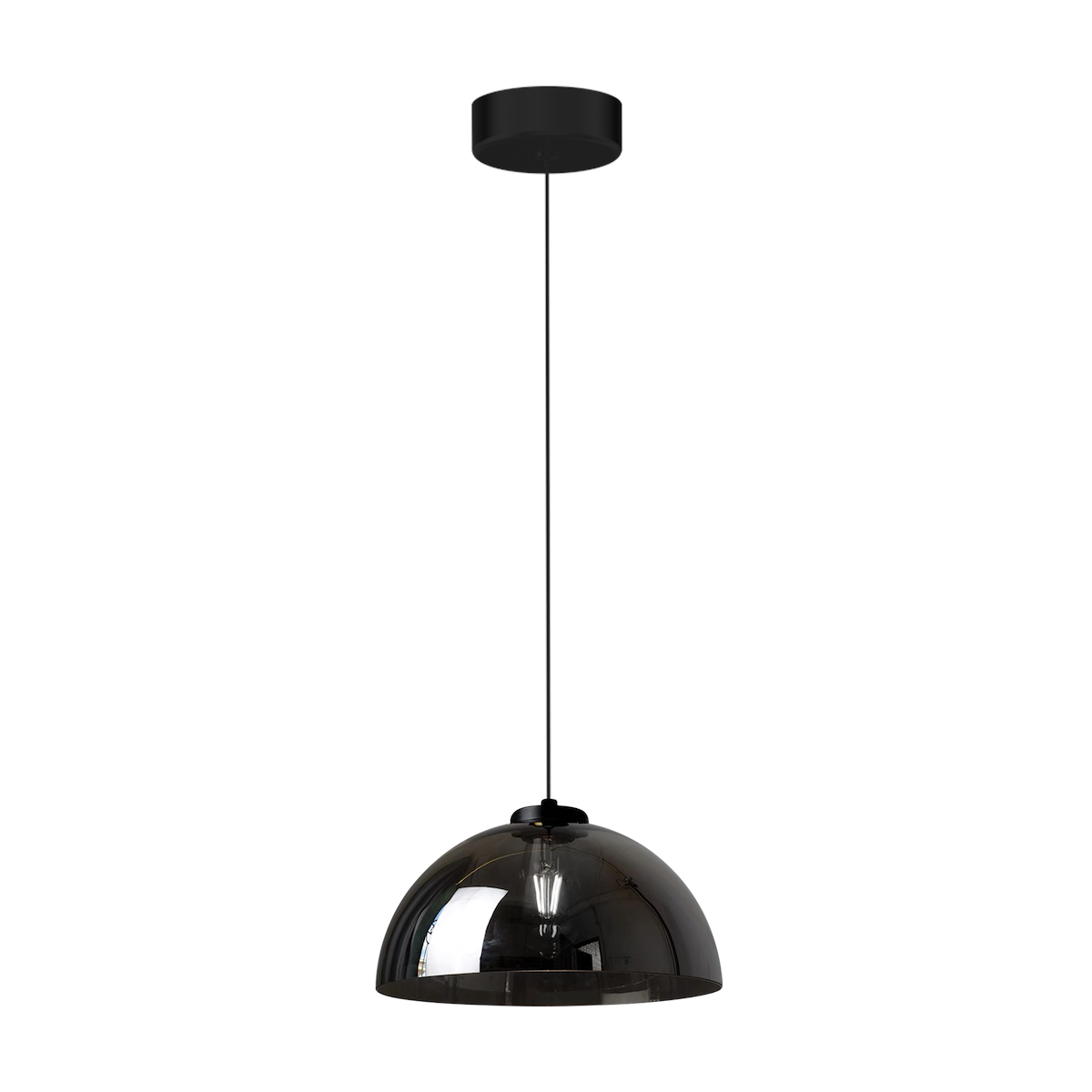 MiLagro Lampa wisząca GAMMA BLACK 1xE27 MLP1063