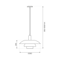 MiLagro Lampa wisząca FERRO 1xE27 ML1048