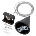 MiLagro Zawiesie Prowadnica Track Czarny 3-Obwodowy ML1195