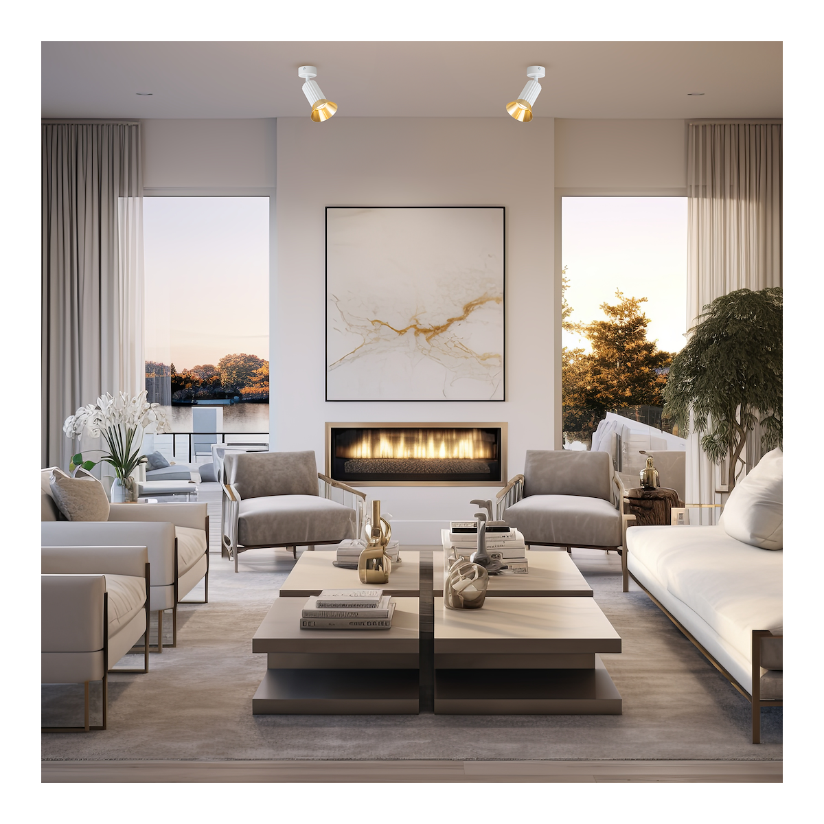 MiLagro Oprawa Tulip Spot Biały 1xGU10 ML1204