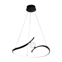 MiLagro Lampa wisząca PERLA BLACK 34W LED ML1177