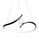 MiLagro Lampa wisząca PERLA BLACK 34W LED ML1177