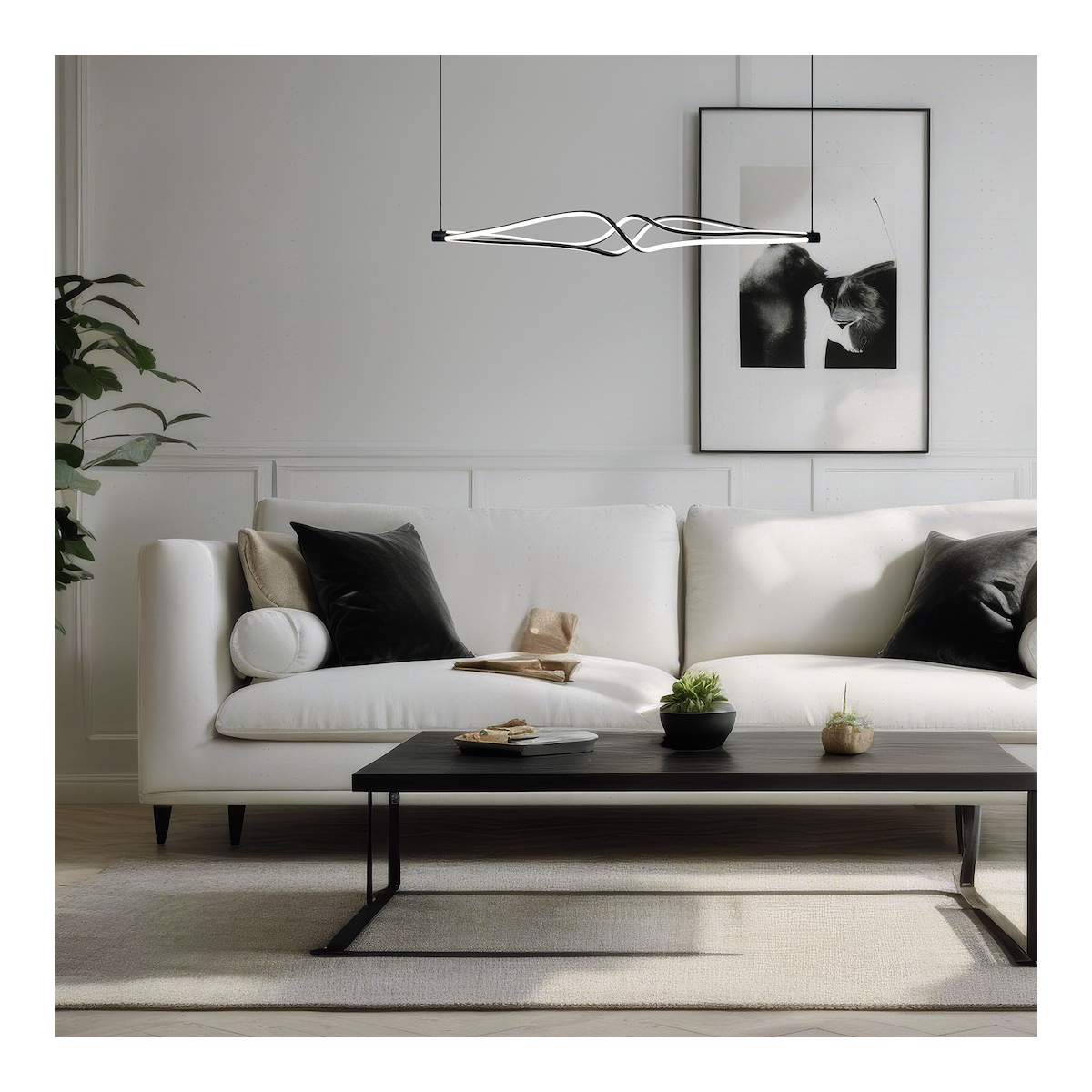 MiLagro Lampa wisząca TWISTER 56W LED ML1189