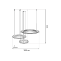 MiLagro Lampa wisząca GRAVITY 108W LED ML1185