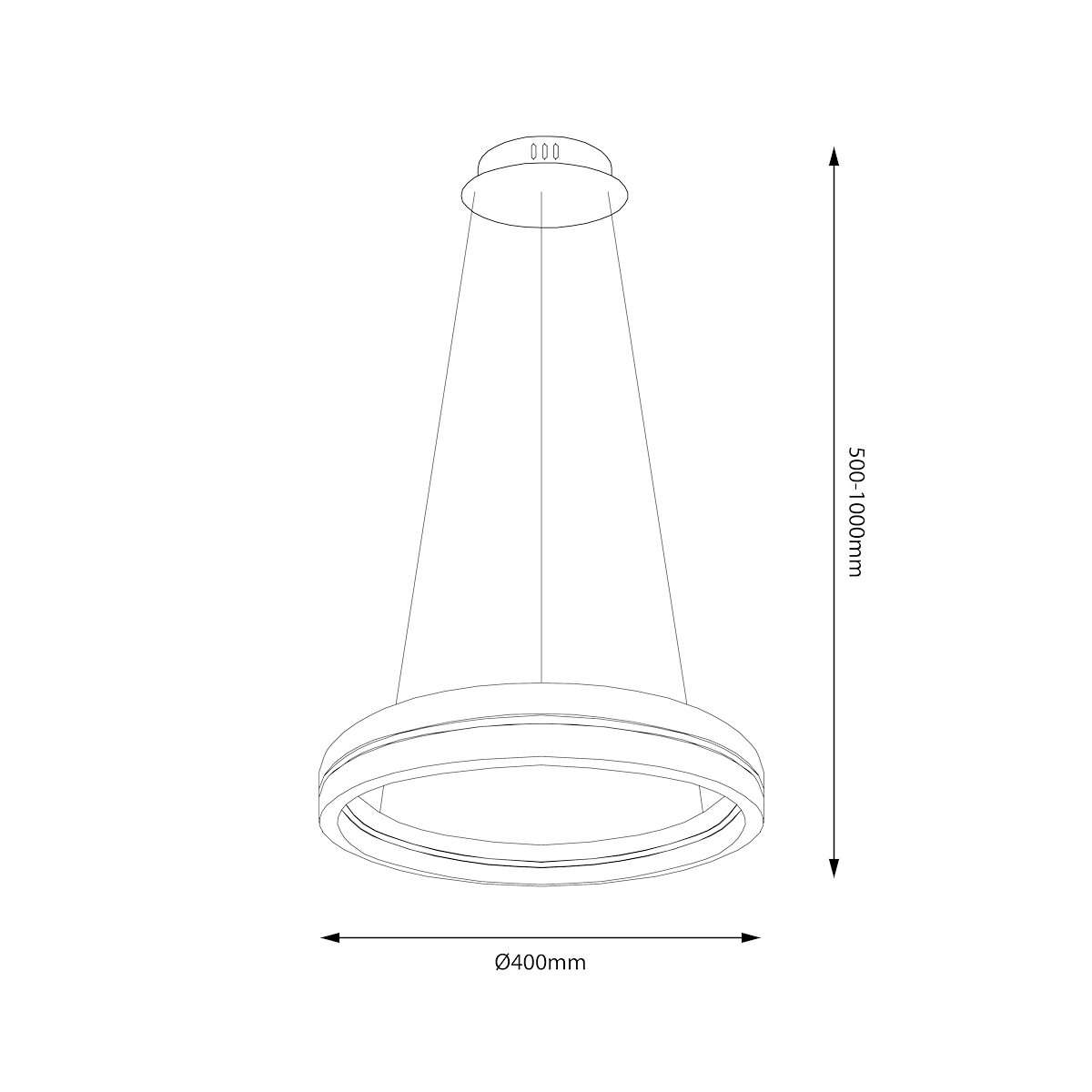 MiLagro Lampa wisząca GRAVITY 36W LED ML1183