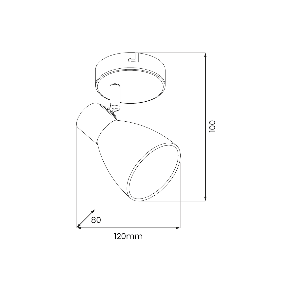 MiLagro Kinkiet JOTA 1xE14 ML1060