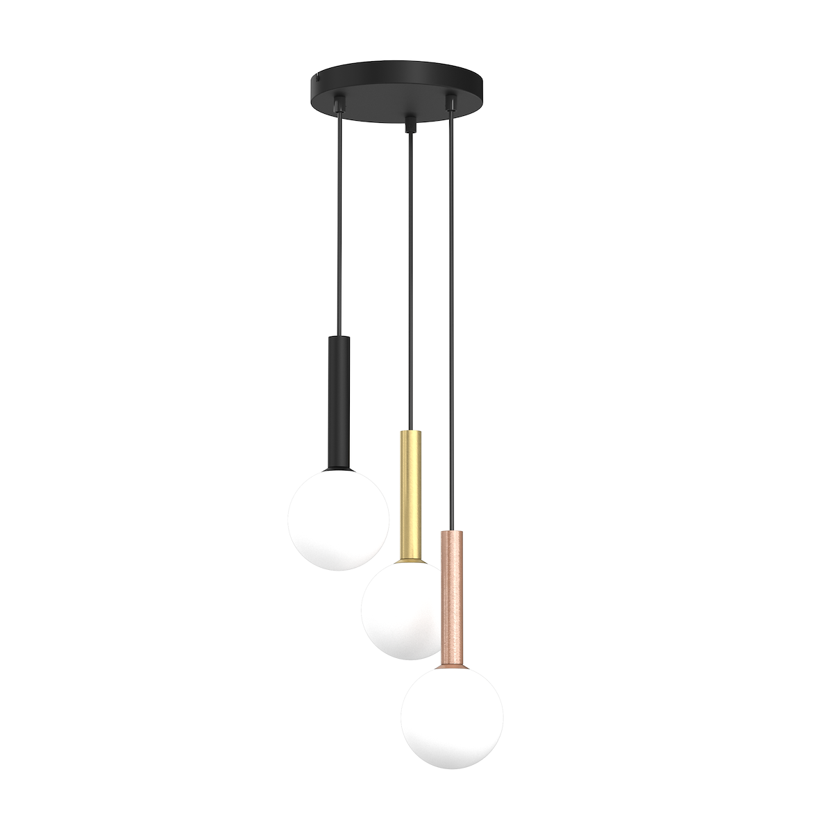 MiLagro Lampa wisząca PLAY BLACK 3xG9 MLP0969