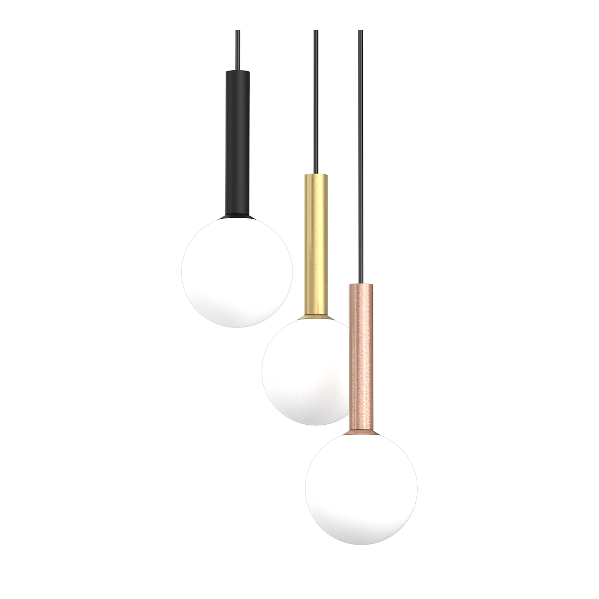 MiLagro Lampa wisząca PLAY BLACK 3xG9 MLP0969