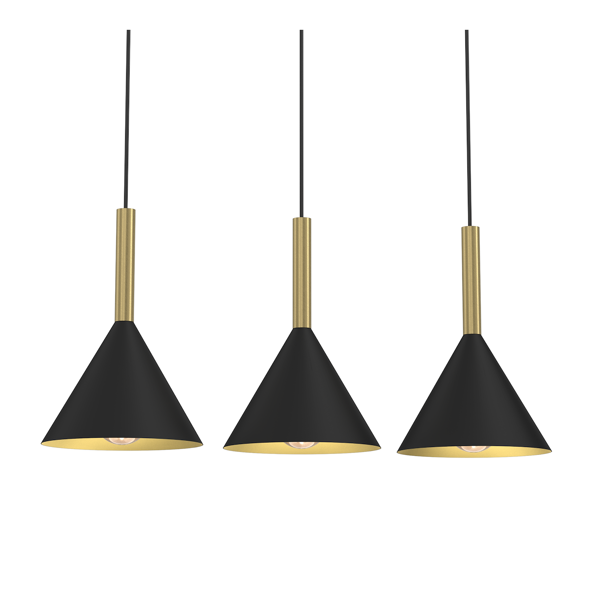 MiLagro Lampa wisząca PERU BLACK 3xE27 MLP0978