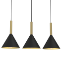 MiLagro Lampa wisząca PERU BLACK 3xE27 MLP0978