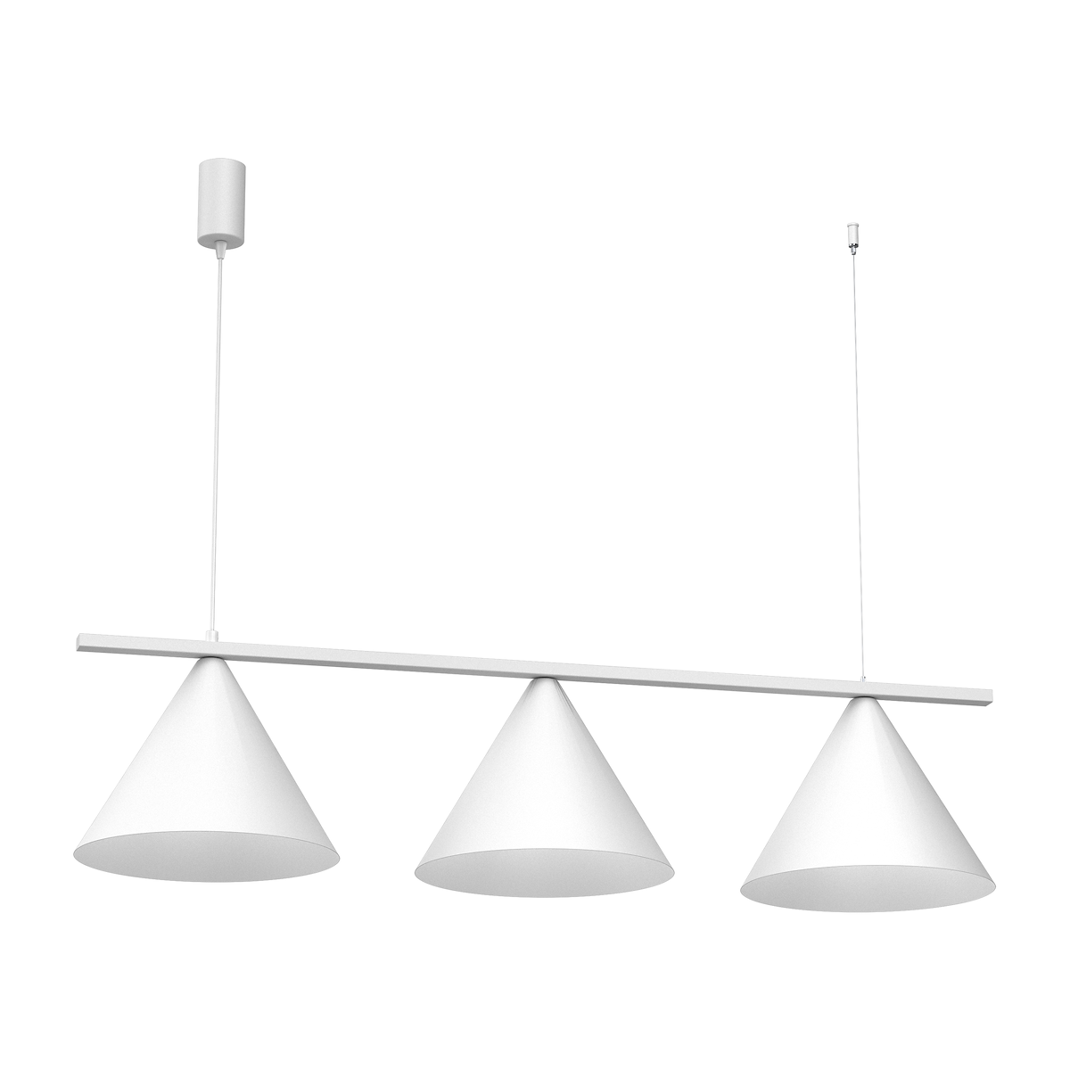 MiLagro Lampa wisząca CAPITAL  BIAŁY 3XGX52 MLP0939