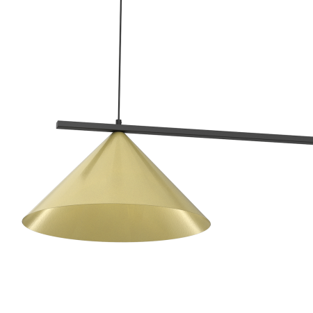 MiLagro Lampa wisząca CAPITAL CZARNO-ZŁOTY 2XGX53 MLP0941