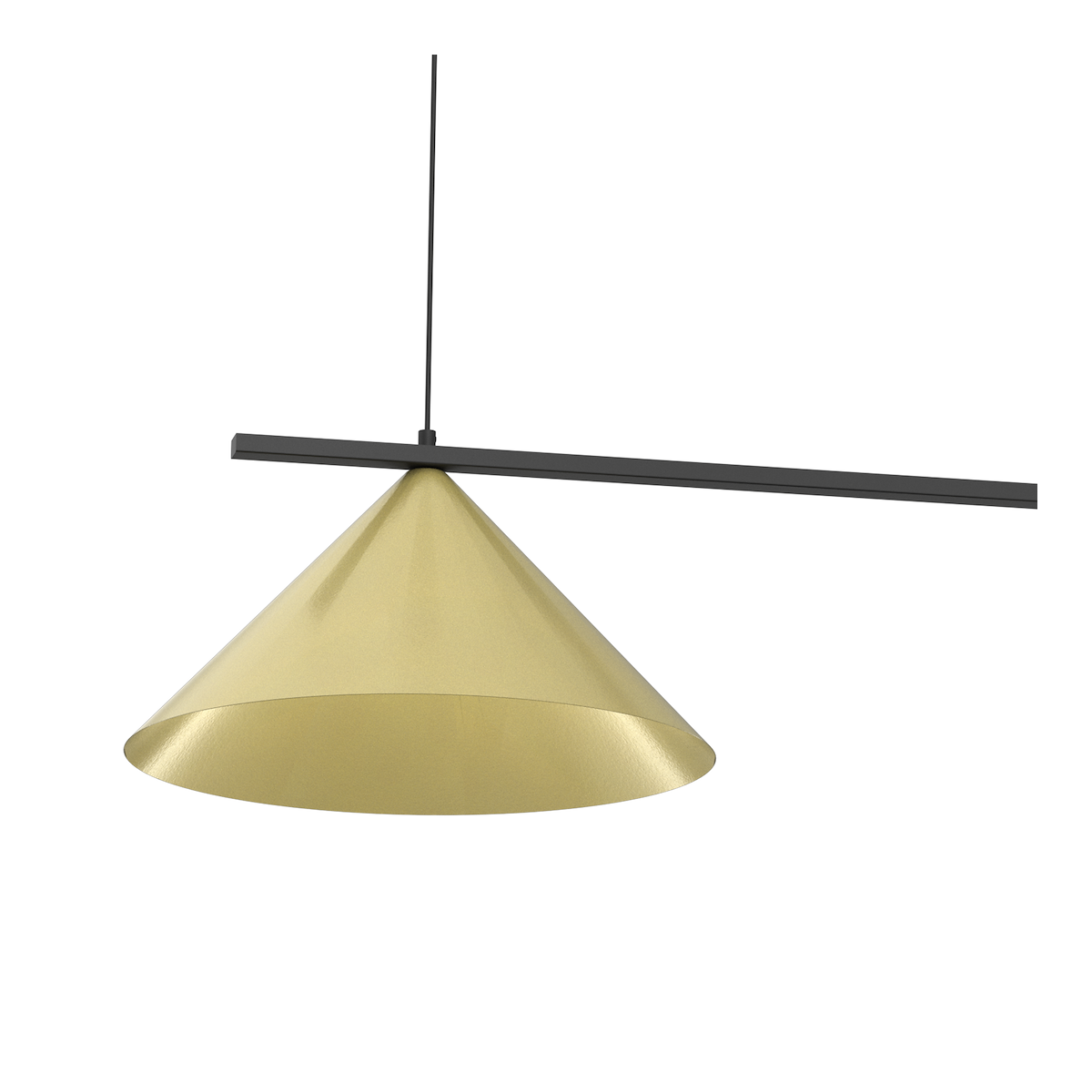 MiLagro Lampa wisząca CAPITAL CZARNO-ZŁOTY 2XGX53 MLP0941