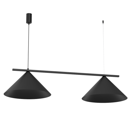 MiLagro Lampa wisząca CAPITAL CZARNY 2XGX53 MLP0942