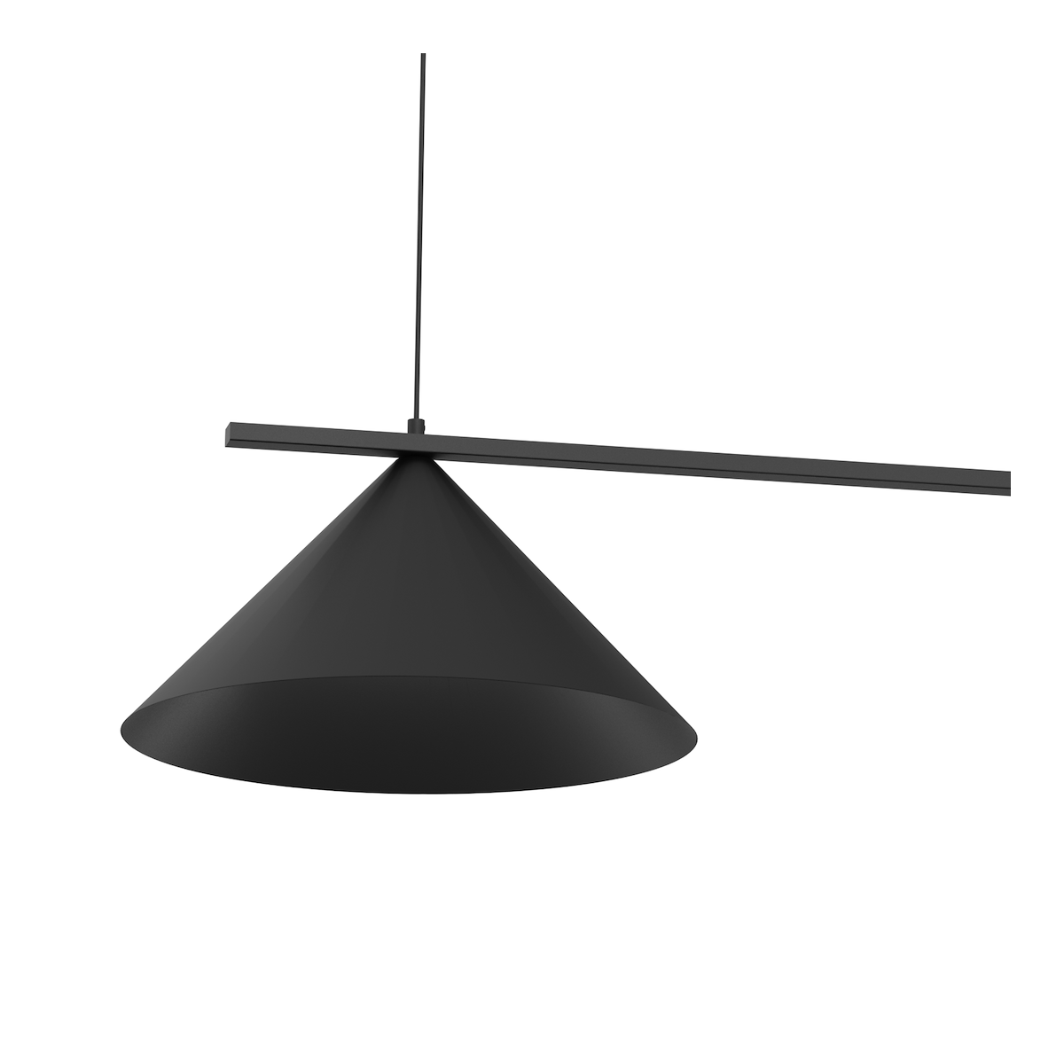 MiLagro Lampa wisząca CAPITAL CZARNY 2XGX53 MLP0942